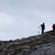 Severní hrana Lärmstange: lezení s výhledem na lyžaře