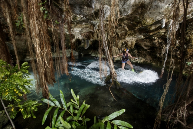 Mexican Morales visits cavernous lakes for The Inframundo Project