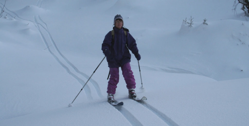 Krkonoše, Lysá hora, sjezd ke Krakonošově snídani. Krkonoše, Lysá hora, sjezd ke Krakonošově snídani.