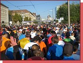 Dresden Marathon 2011. Nebylo ns zrovna mlo. 