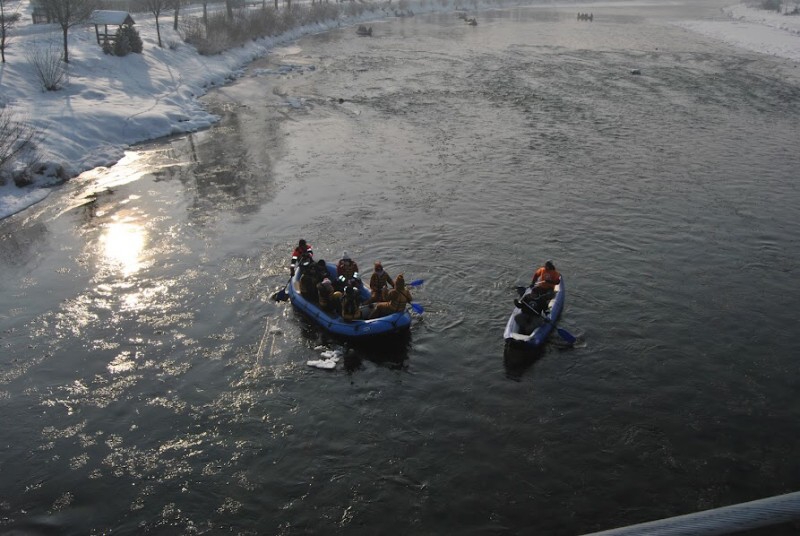 Dunajec, zimn splav 2012 - Horydoly.cz 