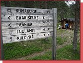 Urho Kekkonen National Park. Znaen tras s vyuitm prodnch materil.  