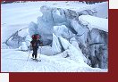 Stoupn po Argentierskm ledovci je jen rozdchnm ped vstupem do sedla Col du Chardonnet