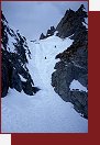 Sjezd ze sedla Chardonnet je prvn zkoukou skialpinistick zrunosti a odvahy