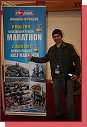 Jerusalem Marathon 2011. Propagovat Prask mezinrodn maraton je teba i v Jeruzalm! Na snmku to dl Ren Kujan 