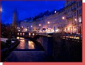Karlovy Vary ped Thermalem v noci 