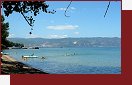 Makedonie, pl na Ohridskm jezee
