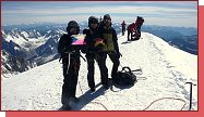 Vrchol Mont Blanc 