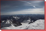 Pohled z vrcholu Mont Blanc 