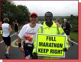 New Forest Marathon. Horydoly against racism! 