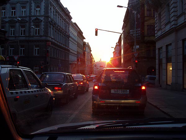 Praha, manifestan cyklojzda, 19.5.2005