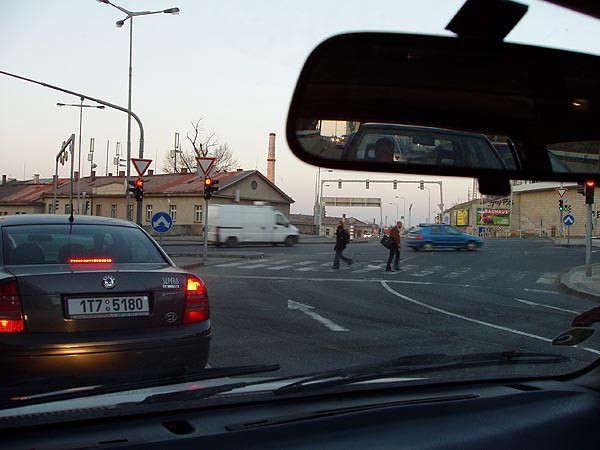 Praha, manifestan cyklojzda, 19.5.2005