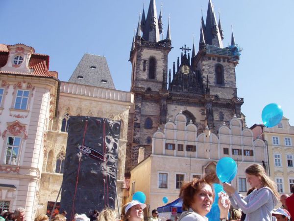 Praha, lezeck stna na Staromstskm nmst