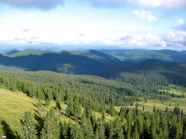 Rumunsko, Bihor, Padi a Vladeasa