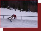 Pokus o trik ve snowparku nevyel    