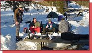 Zimn stanovn u Srenberg ve vcarsku 
