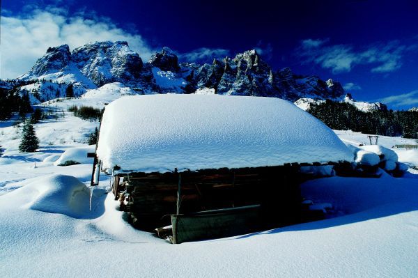 Dolomity, Jin Tyrolsko, zima