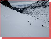 Vysok Tatry. Skialpinistick vstup do erven dolinky. 