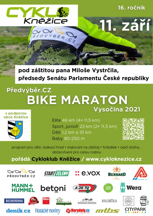 Bike maraton Vysočiny letos otevírá kategorii i pro gravelová kola