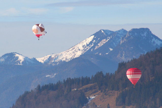 Balony v Kaiserwinkl nelétají, ale zásadně jezdí!