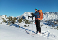 Totes Gebirge skitour: Appelhaus a Pühringerhütte