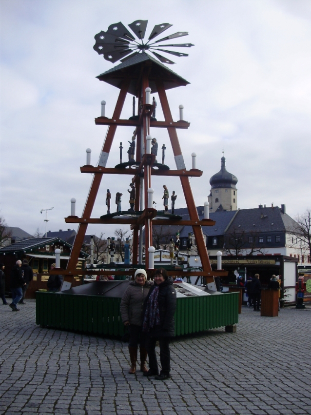 Vánoční trhy v Marienberg za Krušnými horami