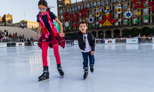 Eco-skating Ice Rink in Mexico City Eco-skating Ice Rink in Mexico City