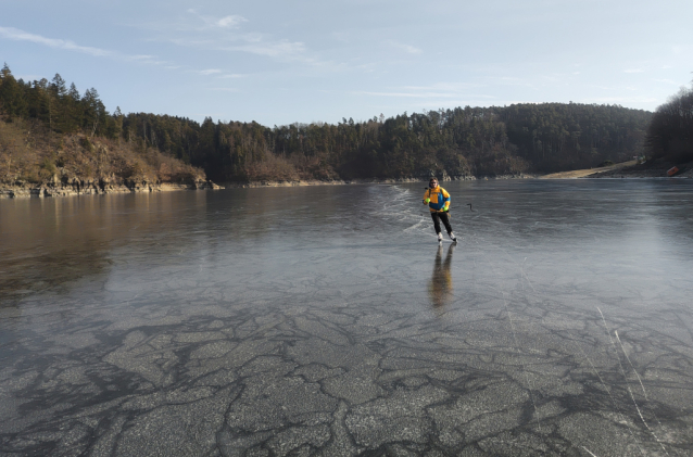 Nejlepší bruslení: Zvíkov, Vltava, Otava