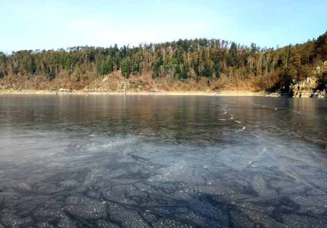 Nejlepší bruslení: Zvíkov, Vltava, Otava