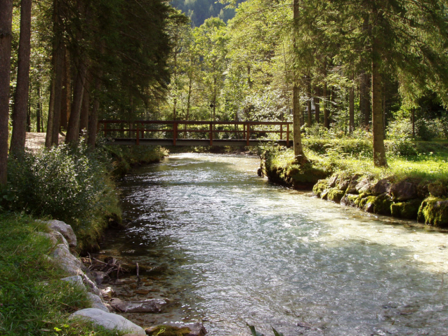 Rakouská řeka Steyr