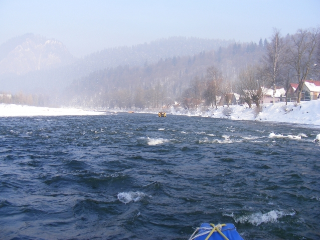 Zimný splav Dunajca, Pieniny