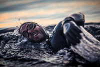 Strongman Ross Edgley swims into shore after 157 days and 2,000 miles at sea Strongman Ross Edgley swims into shore after 157 days and 2,000 miles at sea
