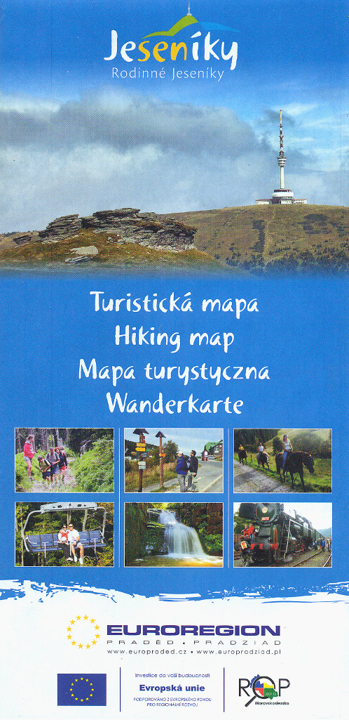 Turistická mapa Jeseníky. Turistická mapa Jeseníky.