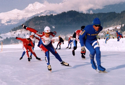 Bruslení na Weissensee.