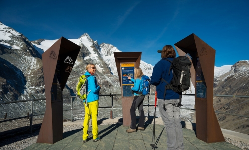 Grossglockner. Kaiser Franz Josef Höhe. Výš už to na kole nejde. Grossglockner.
