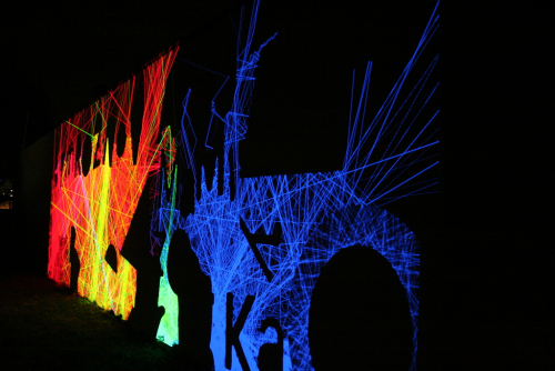 Zachary Lieberman: Reflection Studies. Signal Festival / Prague Festival of Lights 2016.