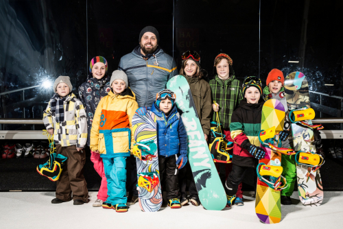 Beany snowboard team. Beany snowboard.