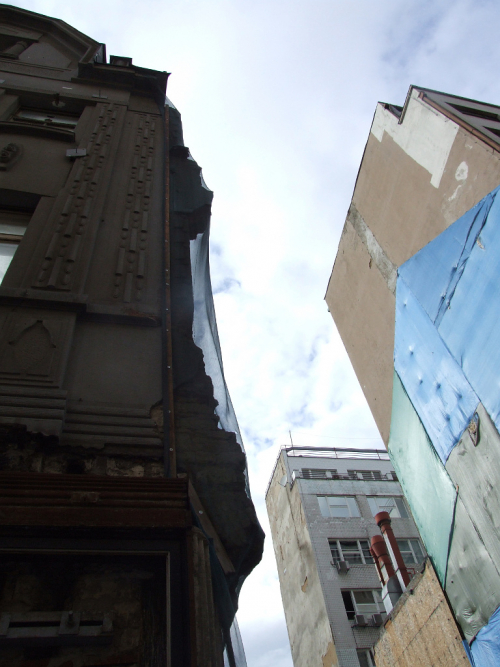 Praha. Na rohu Václavského náměstí a Opletalovy ulice. Praha, Václavské náměstí, dům U Turků.