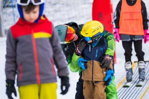 Paganella Rindole, dětský skipark. Paganella Rindole.