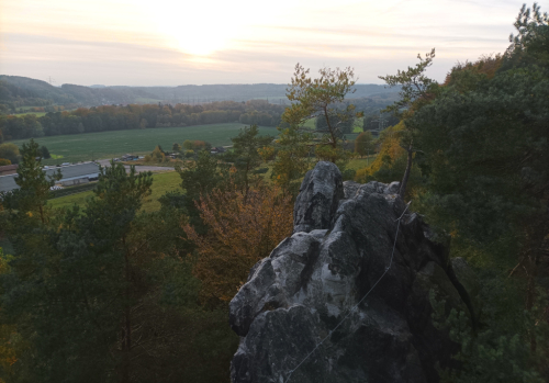 Bezděčínská věž, via ferrata Skab.