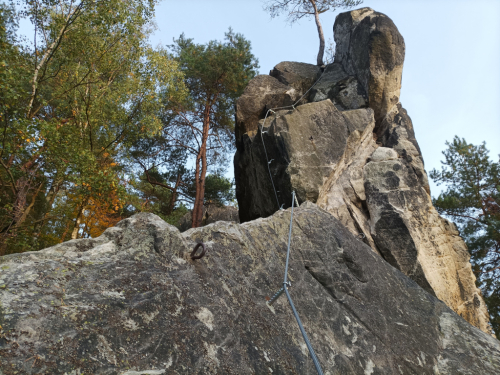 Bezděčínská věž, via ferrata Skab.