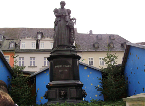 Annaberg-Bucholz, Erzgebirge, Deutschland.