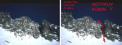 Čierny štít / Černý štít. Vysoké Tatry.