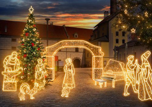 Vánoce Český Krumlov.