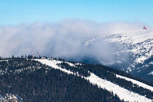 Krkonošská 70, závod družstev na běžkách.