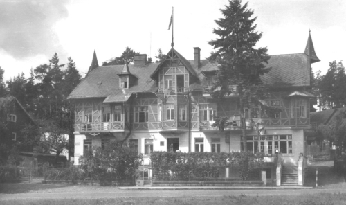 Hamr na Jezeře, hotel Pacifik 1952. Hamr na Jezeře.